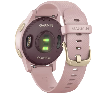 Garmin Vivoactive 4S - Light Gold with Dust Rose Band (010-02172-31) by Garmin
