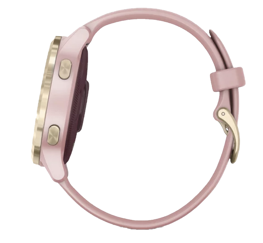 Garmin Vivoactive 4S - Light Gold with Dust Rose Band (010-02172-31) by Garmin