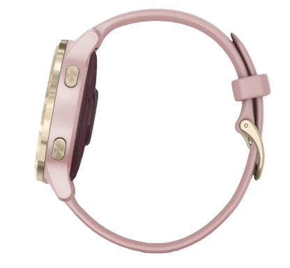 Garmin Vivoactive 4S - Light Gold with Dust Rose Band (010-02172-31) by Garmin