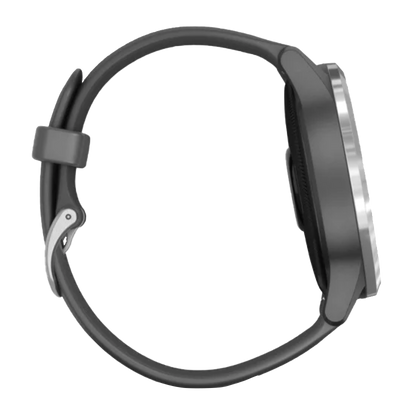 Garmin Vivoactive 4 - Silver with Shadow Gray Band (010-02174-01) by Garmin