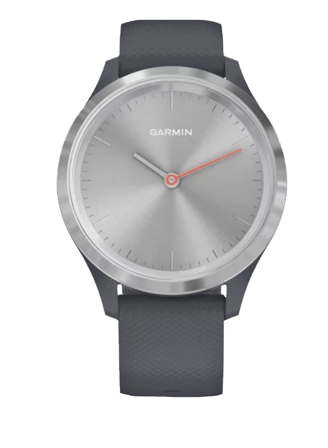 Garmin Vívomove 3S - Silver with Granite Blue Band (010-02238-00) by Garmin