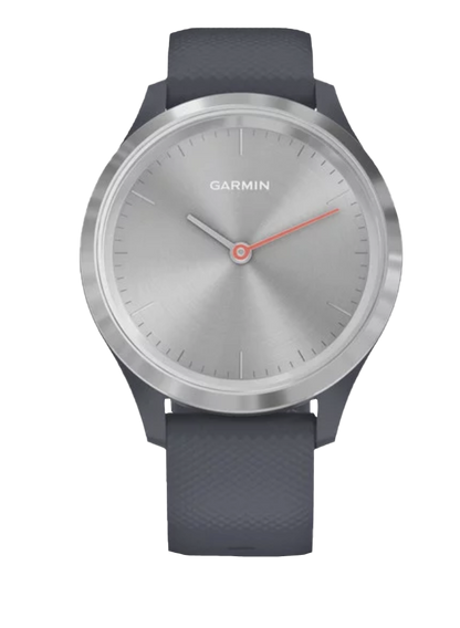 Garmin Vívomove 3S - Silver with Granite Blue Band (010-02238-00) by Garmin