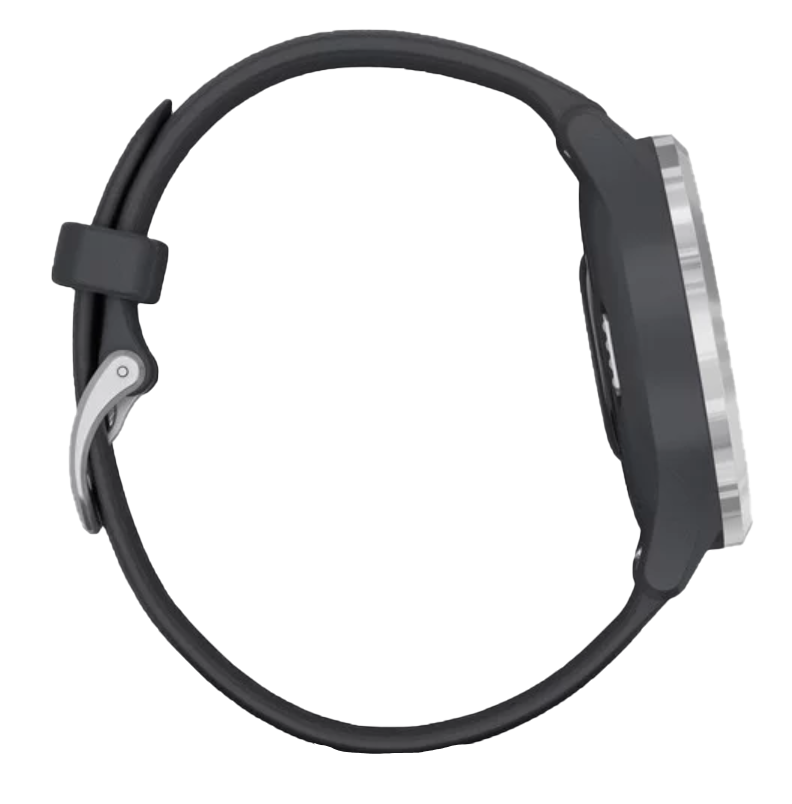 Garmin Vívomove 3S - Silver with Granite Blue Band (010-02238-00) by Garmin