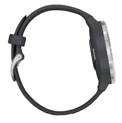 Garmin Vívomove 3S - Silver with Granite Blue Band (010-02238-00) by Garmin