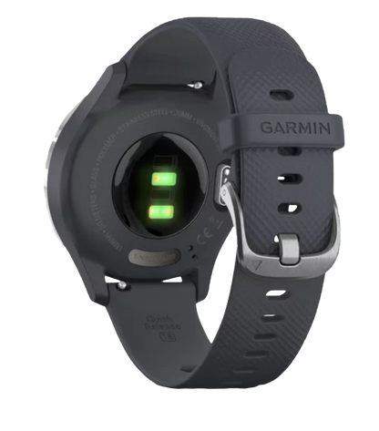 Garmin Vívomove 3S - Silver with Granite Blue Band (010-02238-00) by Garmin