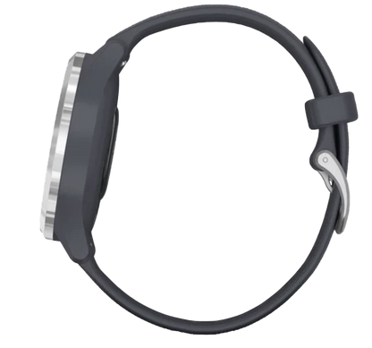 Garmin Vívomove 3S - Silver with Granite Blue Band (010-02238-00) by Garmin