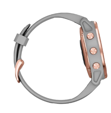Garmin Fenix 6S Sapphire Rose Goldtone with Powder Gray Band (010-02159-20) by Garmin