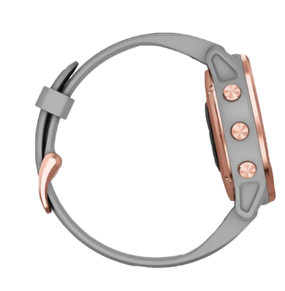 Garmin Fenix 6S Sapphire Rose Goldtone with Powder Gray Band (010-02159-20) by Garmin