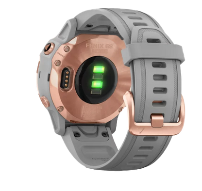 Garmin Fenix 6S Sapphire Rose Goldtone with Powder Gray Band (010-02159-20) by Garmin