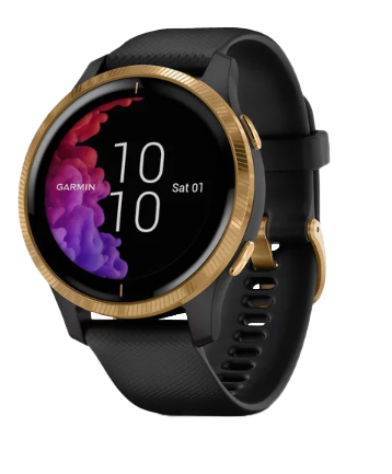 Garmin Venu Black with Gold Hardware (010-02173-31) by Garmin