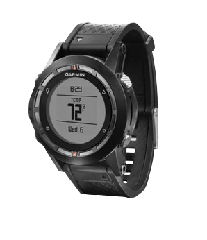 Garmin Fenix, Black Bezel with Black Band, GPS Smartwatch (Garmin Certified Refurbished) by Garmin