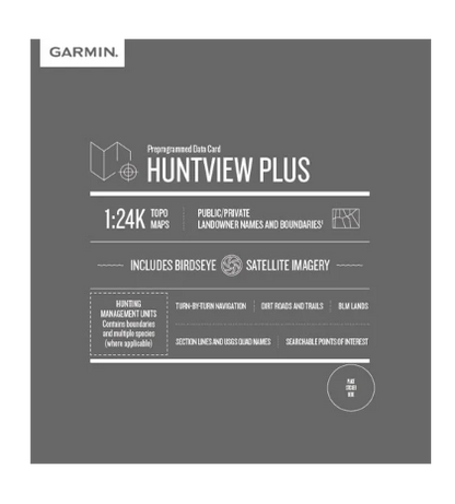 Garmin Huntview Plus Maps North Dakota microSD Card (010-12687-51) by Garmin