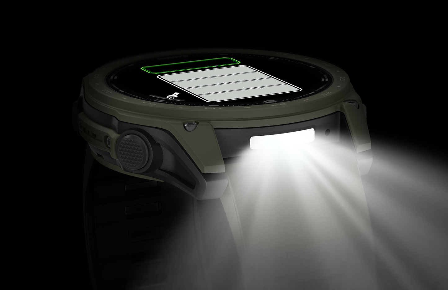 Garmin Tactix 8 – 51 mm, AMOLED, Cerakote Coating, Includes Applied Ballistics Ultralight Solver and Olive Drab Cerakote Coating (010-04553-10)