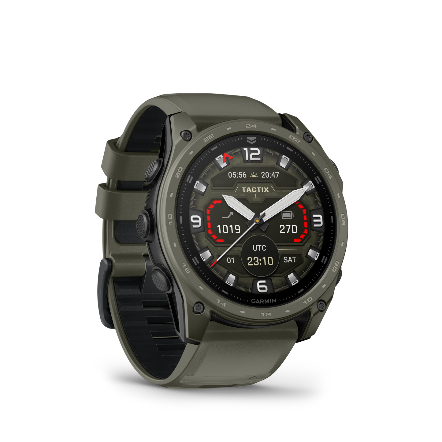 Garmin Tactix 8 – 51 mm, AMOLED, Cerakote Coating, Includes Applied Ballistics Ultralight Solver and Olive Drab Cerakote Coating (010-04553-10)