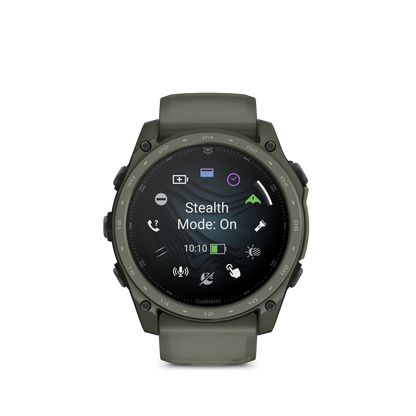 Garmin Tactix 8 – 51 mm, AMOLED, Cerakote Coating, Includes Applied Ballistics Ultralight Solver and Olive Drab Cerakote Coating (010-04553-10)