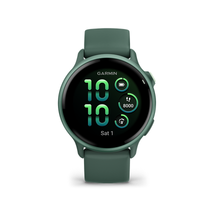 Garmin Vivoactive 6, Metallic Jasper Green with Jasper Green Band (010-02985-02) by Garmin