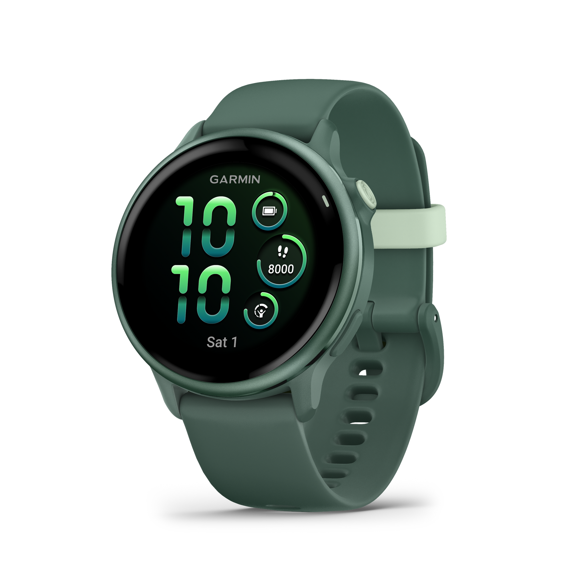 Garmin Vivoactive 6, Metallic Jasper Green with Jasper Green Band (010-02985-02) by Garmin