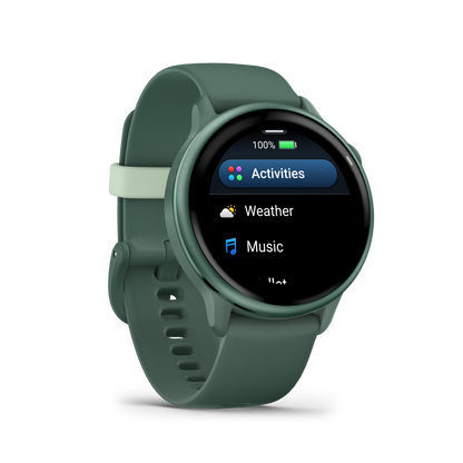 Garmin Vivoactive 6, Metallic Jasper Green with Jasper Green Band (010-02985-02) by Garmin