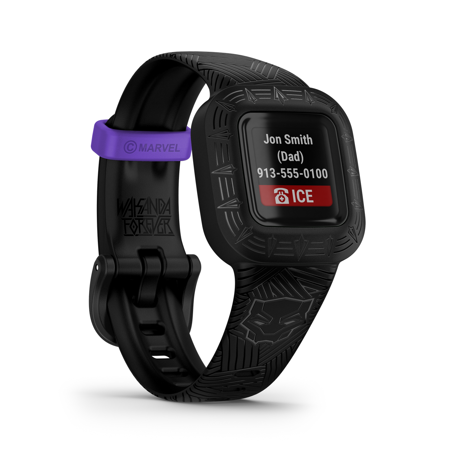 Garmin Vívofit jr. 3, reloj negro cósmico para niños (reacondicionado certificado por Garmin)