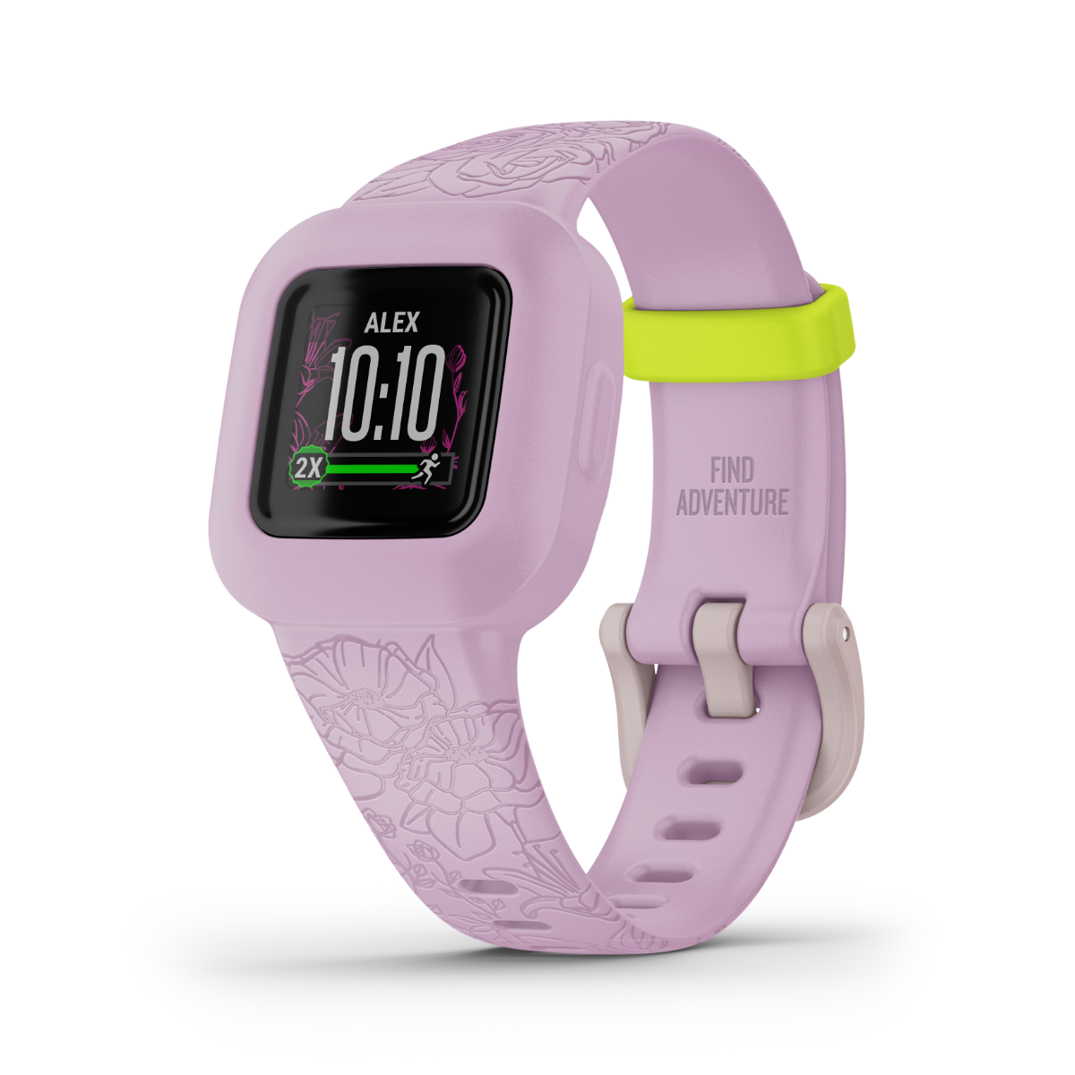Garmin vivofit jr. 3, Lilac Floral (010-02441-21) by Garmin