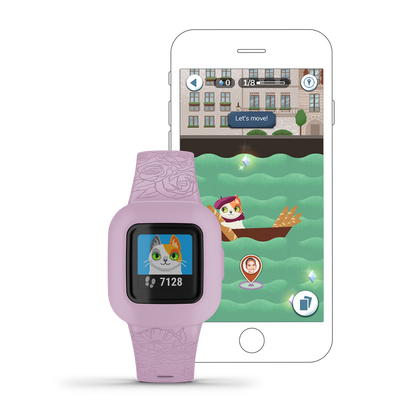 Garmin vivofit jr. 3, Lilac Floral (010-02441-21) by Garmin