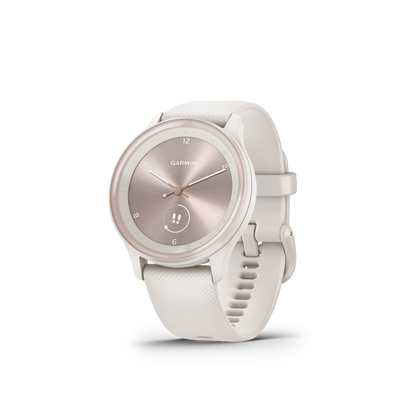 Garmin Vivomove Sport Ivory With Peach/Gold Accents (010-02566-01 Garmin Vivomove Sport Ivory With Peach/Gold Accents (010-02566-01