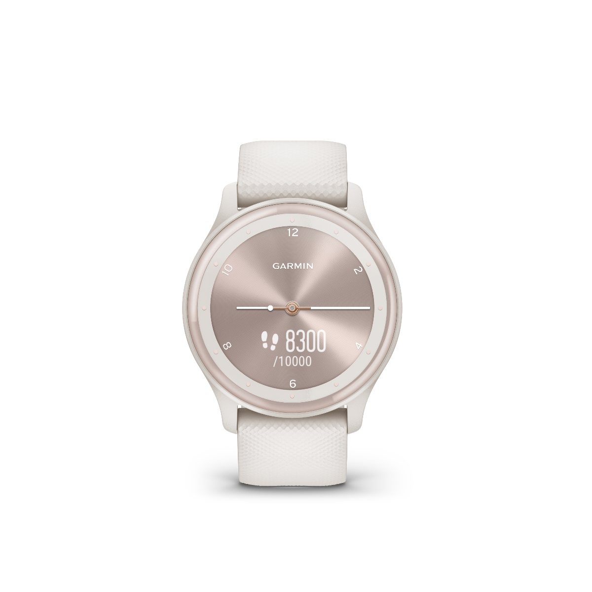 Garmin Vivomove Sport Ivory With Peach/Gold Accents (010-02566-01 Garmin Vivomove Sport Ivory With Peach/Gold Accents (010-02566-01