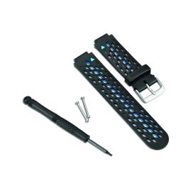 Garmin Watch Band (for Approach and Forerunner, Black/Blue)