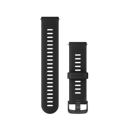 Garmin 745 Replacement Watch Strap Slate Hardware Band - Black