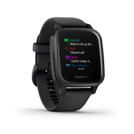 Garmin Venu Sq – Music Edition GPS Fitness Smartwatch Black (010-02426-00)