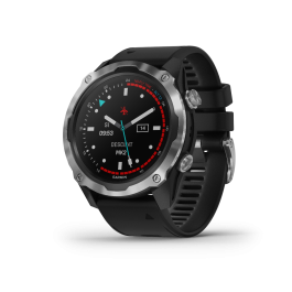 Garmin Descent Mk2 Stainless Steel with Black Band 