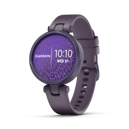 Garmin Lily - Sport Edition Midnight Orchid Bezel with Deep Orchid Case and Silicone Band