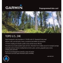 Garmin TOPO U.S. 24K North Central SD card