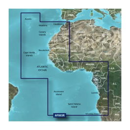  Africa, Western Coastal Charts BlueChart g3 Vision | VAF003R | microSD/SD
