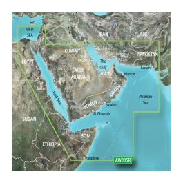 Garmin  The Gulf and Red Sea Coastal Charts BlueChart g3 Vision | VAW005R | microSD/SD