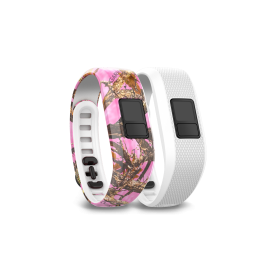 Garmin Pink Camo and White Bands