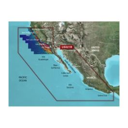 Garmin U.S., Mendocino, CA to Salina Cruz, MX Coastal Charts BlueChart g3 Vision | VUS021R | Download