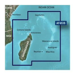 Garmin Indian Ocean, Mascarene Plateau and Madagascar Charts