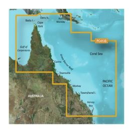 Garmin Australia, Mornington Island to Hervey Bay Coastal Charts BlueChart g3 Vision | VPC413S | Download