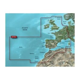 Garmin Europe Atlantic Coast Charts BlueChart g3 Vision | VEU722L | microSD/SD