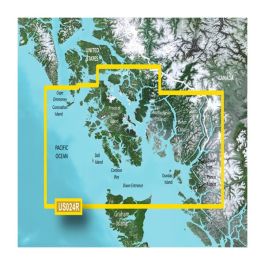 Garmin U.S., Alaska, Wrangell to Dixon Entrance Coastal Charts BlueChart g3 Vision | VUS024R | Download