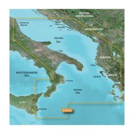Garmin Adriatic Sea, South Coast Charts BlueChart g3 Vision | VEU453S | Download