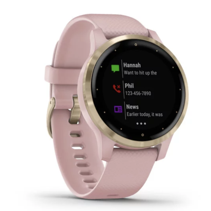 Garmin 4S - Gold with Rose Band