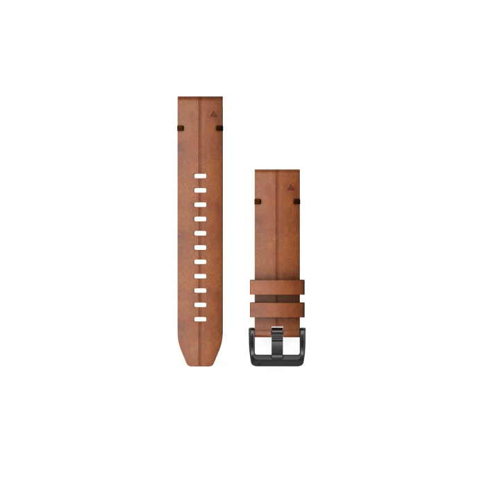 Optimistisk Generator volatilitet Garmin QuickFit 22 Watch Band Chestnut Leather