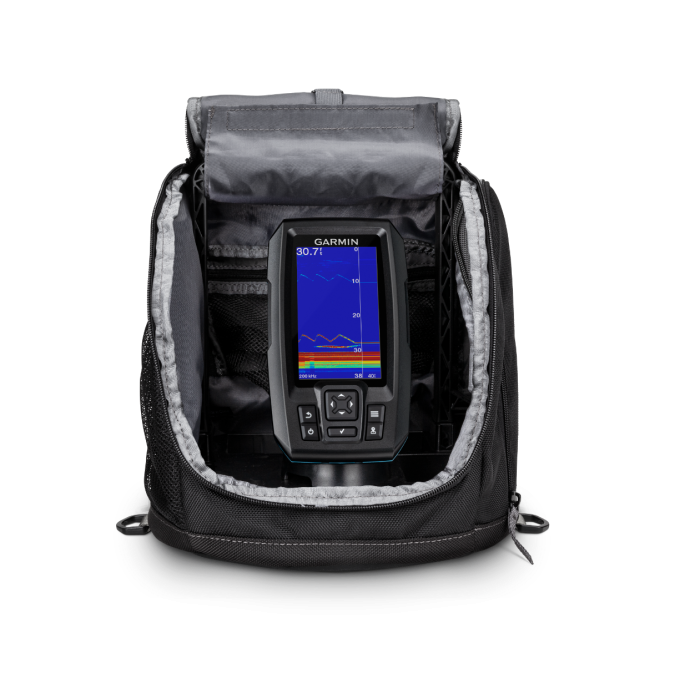 Garmin STRIKER Plus 4 Ice Fishing Bundle, Includes Portable STRIKER Plus 4  Fishfinder and Dual Beam-IF Transducer